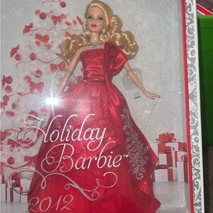 Barbie Red Holiday Gown Collectible Doll by Barbie